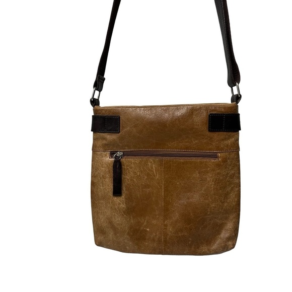 Danier Genuine Leather Medium Crossbody, Brown - Picture 8 of 14